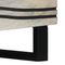 vidaXL Coffee Tables White, Black 80 x 50 x 40 cm Solid mango wood