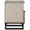 vidaXL Bedside Tables with Drawer White and black 40 x 33 x 46 cm