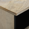 vidaXL Bedside Tables 2 pcs White and black 40 x 33 x 46 cm
