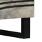 vidaXL Bedside Tables with Drawer White and Black 50 x 33 x 60 cm