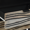 vidaXL Bedside Tables with Drawer White and Black 50 x 33 x 60 cm