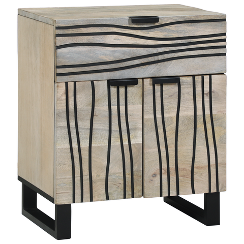 vidaXL Bedside Tables with Drawer White and Black 50 x 33 x 60 cm
