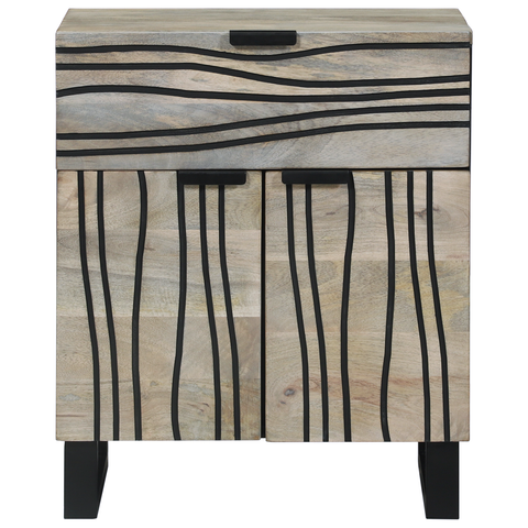 vidaXL Bedside Tables with Drawer White and Black 50 x 33 x 60 cm