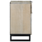 vidaXL Bedside Tables with Drawer White and Black 50 x 33 x 60 cm