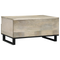 vidaXL Coffee Tables with Drawer with Storage White, Black 80 x 50 x 40 cm