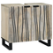 vidaXL Sink cabinet with Shelf with Storage with Door Brown, Black 62 x 33 x 58 cm