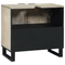 vidaXL Sink cabinet with Shelf with Storage with Door Brown, Black 62 x 33 x 58 cm
