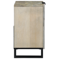 vidaXL Sink cabinet with Shelf with Storage with Door Brown, Black 62 x 33 x 58 cm