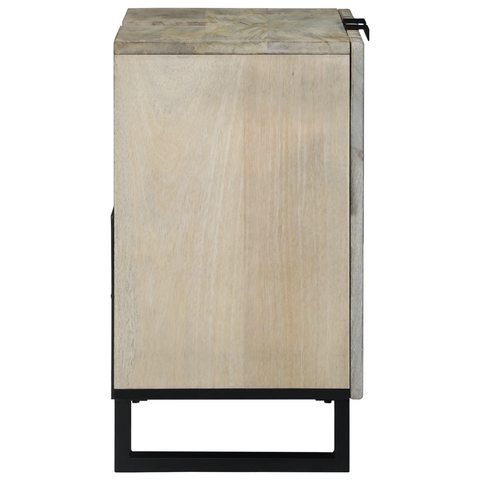 vidaXL Sink cabinet with Shelf with Storage with Door Brown, Black 62 x 33 x 58 cm