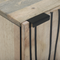 vidaXL Sink cabinet with Shelf Wall-mounted with Storage with Door Brown 38 x 33.5 x 48 cm