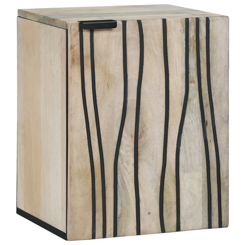 vidaXL Sink cabinet with Shelf Wall-mounted with Storage with Door Brown 38 x 33.5 x 48 cm