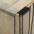 vidaXL Bathroom Cabinet with Shelf with Storage with Door Brown, Black 38 x 33.5 x 58 cm