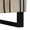 vidaXL Bathroom Cabinet with Shelf with Storage with Door Brown, Black 38 x 33.5 x 58 cm