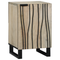 vidaXL Bathroom Cabinet with Shelf with Storage with Door Brown, Black 38 x 33.5 x 58 cm