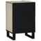 vidaXL Bathroom Cabinet with Shelf with Storage with Door Brown, Black 38 x 33.5 x 58 cm
