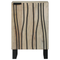 vidaXL Bathroom Cabinet with Shelf with Storage with Door Brown, Black 38 x 33.5 x 58 cm