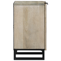 vidaXL Bathroom Cabinet with Shelf with Storage with Door Brown, Black 38 x 33.5 x 58 cm