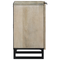 vidaXL Bathroom Cabinet with Shelf with Storage with Door Brown, Black 38 x 33.5 x 58 cm