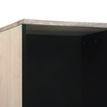 vidaXL Bathroom Cabinet with Drawer with Shelf with Storage with Door Brown, Black 38 x 33.5 x 160 cm