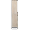 vidaXL Bathroom Cabinet with Drawer with Shelf with Storage with Door Brown, Black 38 x 33.5 x 160 cm