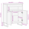 vidaXL Media Storage Cabinets & Racks with Shelf with Storage with Door White and Black
