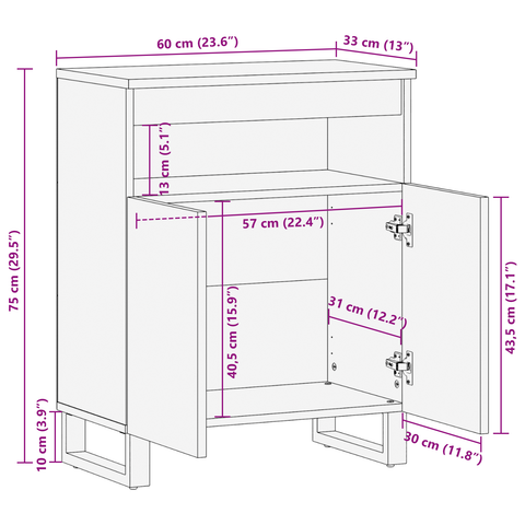 vidaXL Media Storage Cabinets & Racks with Shelf with Storage with Door White and Black