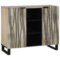 vidaXL Media Storage Cabinets & Racks with Shelf with Storage with Door