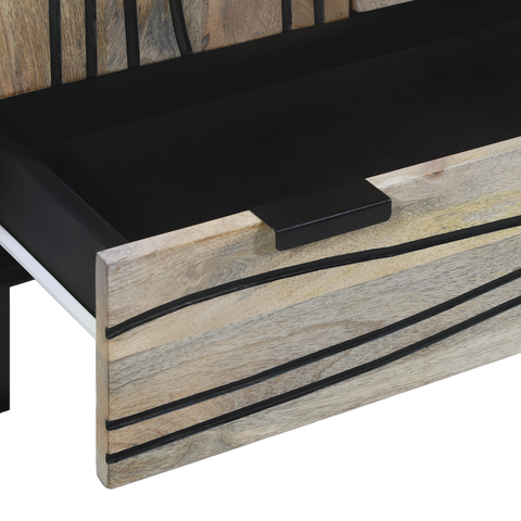 vidaXL Media Storage Cabinets & Racks with Drawer with Storage with Door White and Black