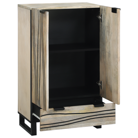 vidaXL Media Storage Cabinets & Racks with Drawer with Storage with Door White and Black