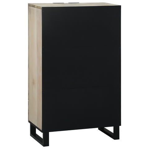 vidaXL Media Storage Cabinets & Racks with Drawer with Storage with Door White and Black
