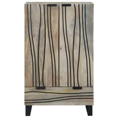 vidaXL Media Storage Cabinets & Racks with Drawer with Storage with Door White and Black