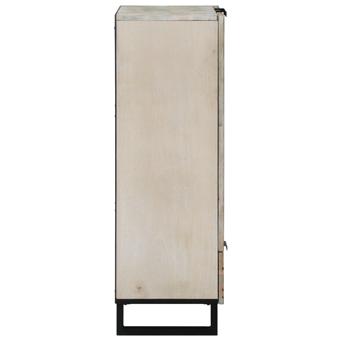 vidaXL Media Storage Cabinets & Racks with Drawer with Storage with Door White and Black