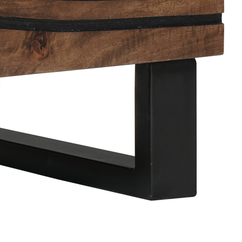 vidaXL Bedside Cabinet 40x33.5x46 cm Solid Wood Mango