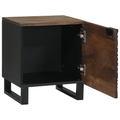 vidaXL Bedside Cabinet 40x33.5x46 cm Solid Wood Mango