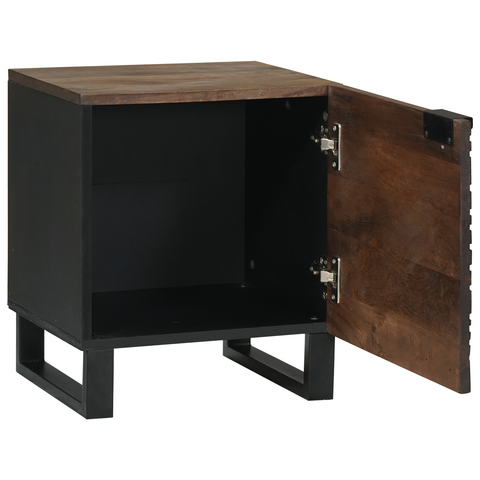 vidaXL Bedside Cabinet 40x33.5x46 cm Solid Wood Mango