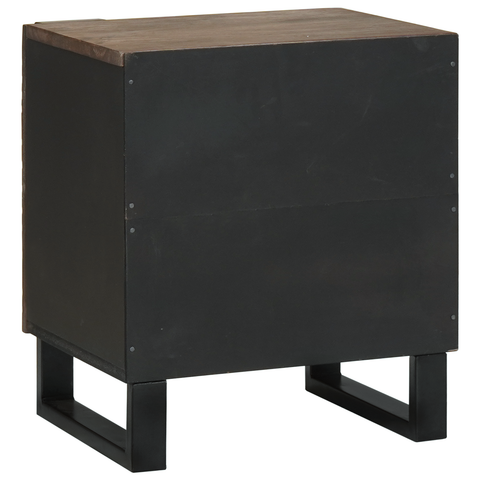 vidaXL Bedside Cabinet 40x33.5x46 cm Solid Wood Mango