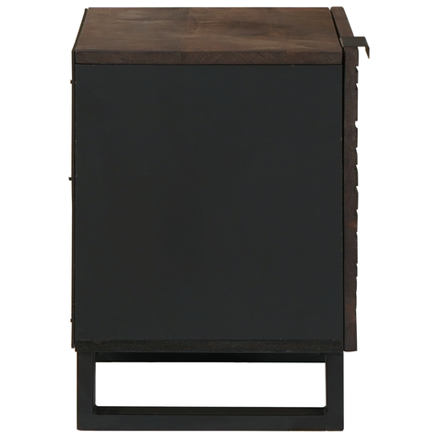 vidaXL Bedside Cabinet 40x33.5x46 cm Solid Wood Mango