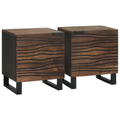 vidaXL Bedside Cabinets 2 pcs 40x33,5x46 cm Solid Wood Mango