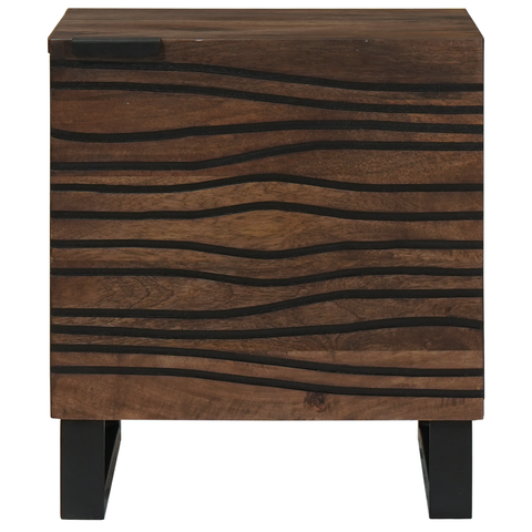 vidaXL Bedside Cabinets 2 pcs 40x33,5x46 cm Solid Wood Mango