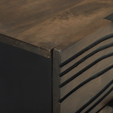 vidaXL Bedside Table with Drawer Walnut 40 x 33.5 x 46 cm