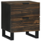 vidaXL Bedside Table with Drawer Walnut 40 x 33.5 x 46 cm