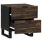 vidaXL Bedside Table with Drawer Walnut 40 x 33.5 x 46 cm