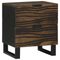 vidaXL Bedside Table with Drawer Walnut 40 x 33.5 x 46 cm