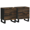 vidaXL Bedside Cabinets 2 pcs 40x33.5x46 cm Solid Wood Mango