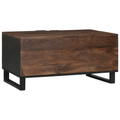 vidaXL Coffee Table 80x50x40 cm Solid Wood and Engineered Wood