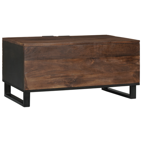 vidaXL Coffee Table 80x50x40 cm Solid Wood and Engineered Wood