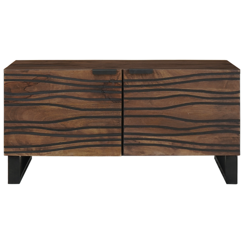 vidaXL Coffee Table 80x50x40 cm Solid Wood and Engineered Wood