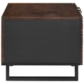vidaXL Coffee Table 80x50x40 cm Solid Wood and Engineered Wood