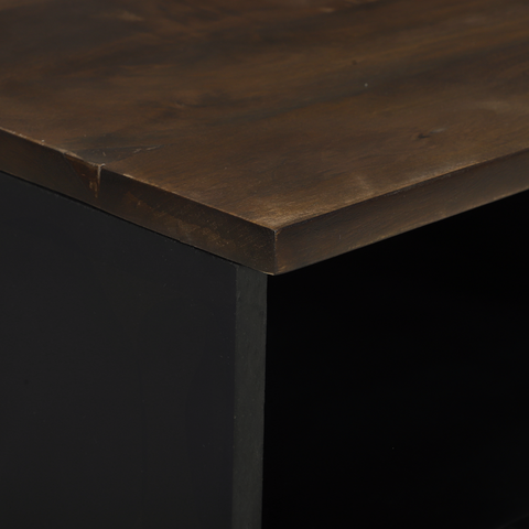 vidaXL Bedside Cabinet 40x33x46 cm Solid Wood Mango