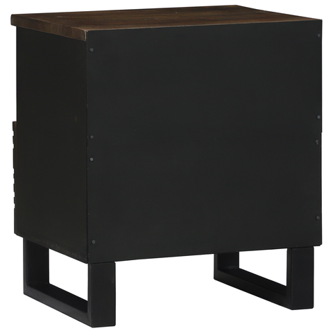 vidaXL Bedside Cabinet 40x33x46 cm Solid Wood Mango